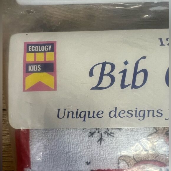 Vintage 12 piece bib gift set Ecology kids unique designs for each month baby - Picture 2 of 5